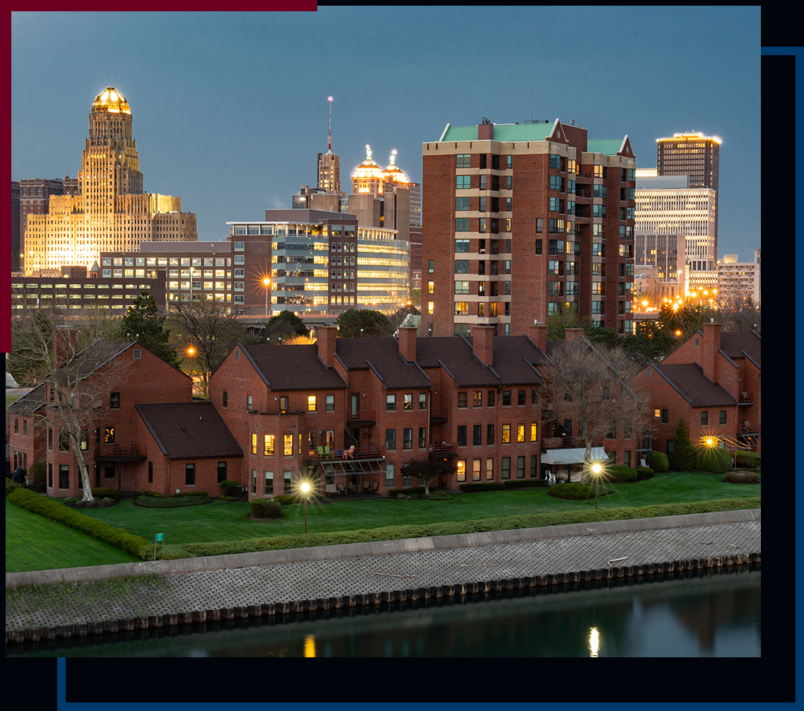 Aerial Skyline of Buffalo New York upscaled 1