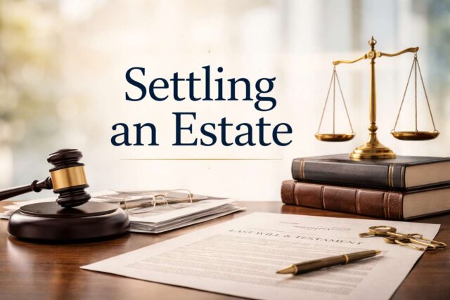 settling an estate graphic